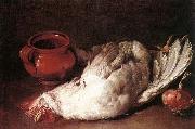 CERUTI, Giacomo Still-Life with Hen, Onion and Pot oil painting artist